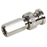 BNC male, cable type, METAL (RG-59), twist mode