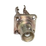 BNC female, panel type, METAL, 4 screw mode