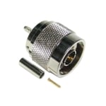 N male, cable type (RG-58), crimp mode