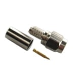 SMA male, cable type (RG-58), crimp mode