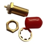 SMA female, panel type, end based