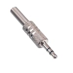 3.5 mm PLUG, male ST, cable type, METAL