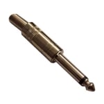 6.3 mm PLUG, male MO, cable type, METAL