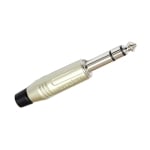 6.3 mm PLUG, male ST, cable type, ACPS-GN-AU
