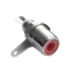 RCA female, panel type, RED
