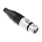 XLR 3P AC3F, female, cable type