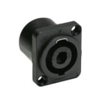 SPEAKON 4P, male, panel type  (26х31 mm)