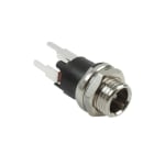 DC Power Jack male, panel type, METAL (5.5x2.5 mm)