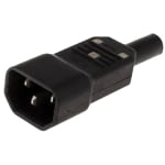 Power AC Connector, 3P male, cable type (IEC60320 C14)