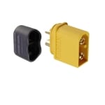 DC Power Plug male XT60H 2P, cable type, 30A/500V