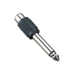 Adapter 6.3 mm male MO, RCA female
