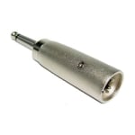 Adapter 6.3 mm male MO, XLR male