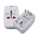 Power Socket Travel Adapter 250V, 10A, US, EU, UK, AU