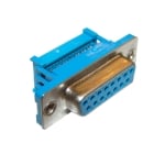 D-SUB 15P, female, cable type, IDC
