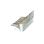 Connector 2.54 mm 8P, 3A/250V male, PCB type, angled 90° AMP