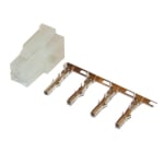 Connector 4.20 mm 4P (2x2P), 5A/300V female, cable type