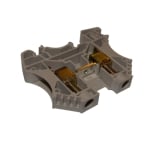 DIN Rail Terminal Block, 45A, 6 mm2