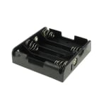 Battery Holder AA, (1 row x4 battery)
