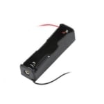 Battery Holder 18650, (1Rx1 battery), 150 mm wire