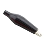 Crocodile Clip, 50 mm, BLACK