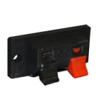Speaker Terminal 2P, clamp, panel type (23x52 mm)