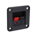 Speaker Terminal 2P, clamp, panel type (42x42 mm)