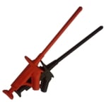 Clip-on probe, Pincers Type, 185 mm, RED/BLACK