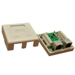 CAT-5 Junction Box, 2x RJ45, 8P8C shielded