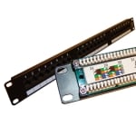 Patch Panel 19“ 1U, 24x RJ45 CAT-5 (3x8)