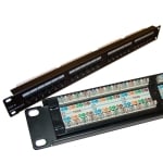 Patch Panel 19“ 1U, 24x RJ45 CAT-5 (4x6)