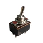 Toggle Switch M12, 4 pin ON-OFF, 2A/250VAC