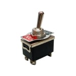 Toggle Switch M12, 4 pin, 2x ON-OFF, 15A/250VAC