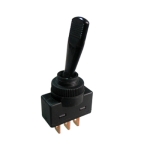 Toggle Switch M12, 3P ON-OFF-ON, 20A/12VDC, PVC lever