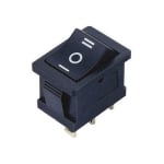 Rocker Switch 19x13 mm, 3P ON-OFF-ON, 6A/250VAC
