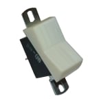 Rocker Switch 3A/220VAC BG, 6P, 2x ON-OFF