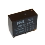 Relay NRP13, 24VDC, 5A/240VAC, 5A/30VDC, DPDT