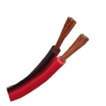 Speaker Cable 2x0.50 mm2 BC, BLACK/RED