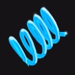 Electro-luminescent Wire OD:5 mm, BLUE