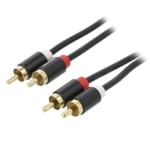 Cable 2x RCA male, 2x RCA male VENTION, Cu, 1.5 m
