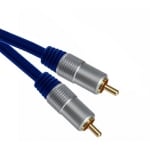 Cable RCA male, RCA male (OD:6 mm) CU, 1.5 m