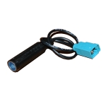 Aerial adapter FAKRA socket/DIN socket, cable 0.23 m