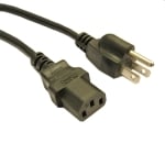 AC Power Cord, NEMA 5-15, 3P male, (C13) female, 1.8 m