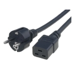 AC Power Cord, SCHUKO, 3P female (C19), 3x1.5 mm2, 2.0 m