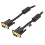 VGA Monitor Cable DB15 HD male, DB15 HD male, coaxial, 3 m
