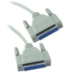 Serial Cable DB25 female, DB25 female, null-modem, 1.8 m
