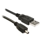 USB Cable A male, mini Mitsumi 4P male, 1.8 m, BLACK