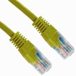 PATCH Cable CAT-5E, UTP, 1 m, YELLOW