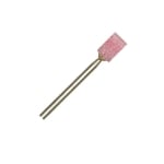 Aluminum Oxide Grinding Stone (G12), cylinder, OD:10-9 mm, shaft 2.35 mm