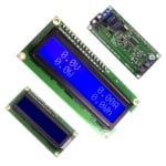 Digital Voltage, Current and Power Panel Meter, 100V 10A, LCD  2x16