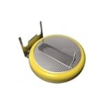 Lithium Button Cell Battery CR2032, 3V, 3P horizontal